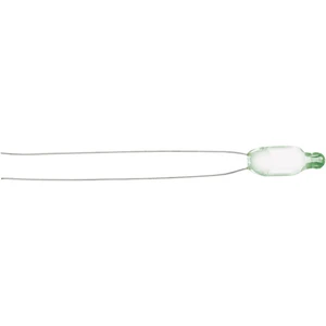 TRU COMPONENTS 1564983 tlejivka  110 V, 250 V  konce vodičov zelená 1 ks
