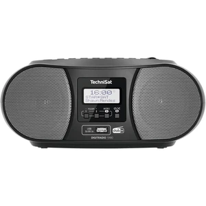 TechniSat DIGITRADIO 1990 CD-rádio DAB+, FM AUX, Bluetooth, CD, DAB+, UKW, USB  s USB nabíjačkou, funkcia alarmu čierna