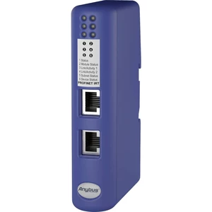 Anybus AB7078 Profinet-IRT sériový prevodník RS-232, RS-422, RS-485, Sub-D9 je galvanicky izolovaný, Ethernet    24 V/DC
