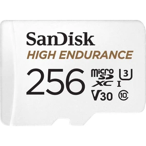 SanDisk High Endurance Monitoring pamäťová karta mini SDXC 256 GB Class 10, UHS-I, UHS-Class 3, v30 Video Speed Class vr
