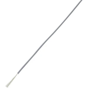 TRU COMPONENTS TC-7572808 opletenie / lanko LiY 1 x 0.22 mm² sivá 100 m