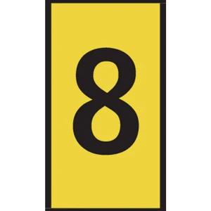 HellermannTyton WIC0-8-PA66-YE (1000) označovací klip na káble Odtlačok (Káblový značkovač) 8  561-00684