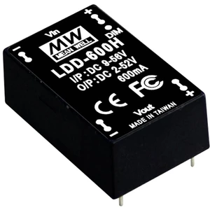 Mean Well LDD-1000H LED driver  konštantný prúd 52 W 1 A 2 - 52 V/DC stmievateľný