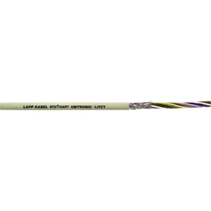 LAPP 34902-1000 dátový kábel UNITRONIC LIYCY 2 x 1.50 mm² sivá 1000 m