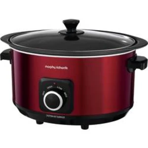 Pomalý hrnec Morphy Richards Sear&Stew 6.5L 461011EE, červená