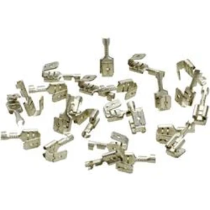 Faston zásuvka LAPP 63501150 s odbočkou, 6.3 mm x 0.8 mm, bez izolace, 100 ks