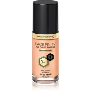 Max Factor Facefinity All Day Flawless dlouhotrvající make-up SPF 20 odstín 75 Golden / N75 Golden 30 ml