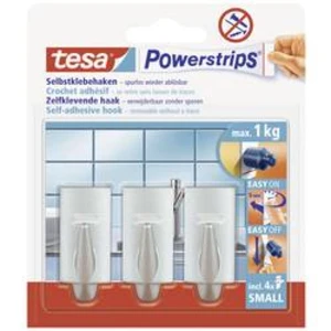 Tesa power strip® háček Small Trend chrom (matný) 57544-10-03 tesa Množství: 3 ks