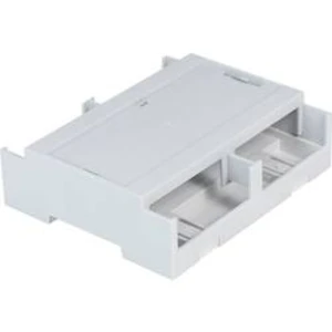 Pouzdro na DIN lištu Camdenboss CDIB/6ST/L2-KIT-CON šedé víko, 106.2 x 100 x 31.9 , polykarbonát, šedá, 1 ks