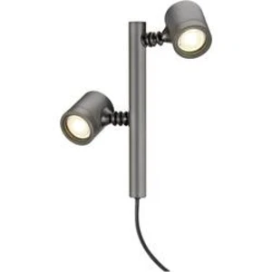 LED venkovní stojací osvětlení SLV New Myra 2 233185, GU10, 9 W, N/A, antracitová
