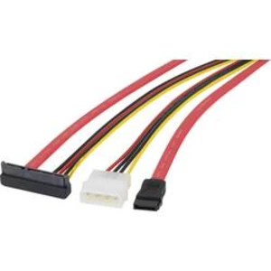 Kabel pevný disk Renkforce RF-4212165, černá, červená, žlutá