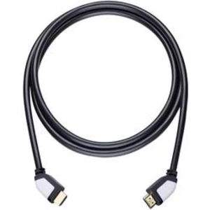 HDMI kabel Oehlbach [1x HDMI zástrčka - 1x HDMI zástrčka] černá 1.70 m