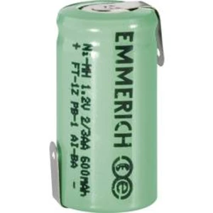 Akumulátor NiMH Emmerich 2/3 AA 600 mAh, ZLF