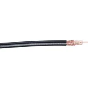 Koaxiální kabel AIRCOM® PLUS SSB 999H000035, 7,2 mm, stíněný, černá