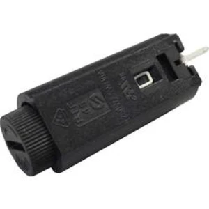 Držák pojistky rozměru 5 x 20 mm, 250 V/AC, 6,3 A, stojatý