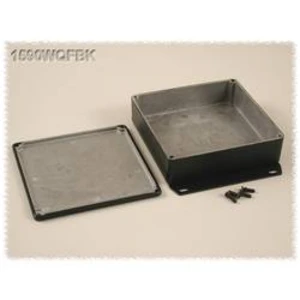 Univerzální pouzdro Hammond Electronics 1590WQFBK 1590WQFBK, 120 x 120 x 34 , hliník, černá, 1 ks