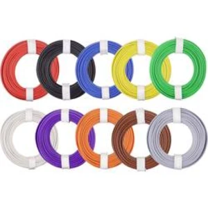 Lanko/ licna Donau Elektronik 1 x 0.25 mm², vícebarevná, 1 sada