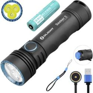 LED kapesní svítilna OLight Seeker 2 Seeker 2, 3000 lm, 185 g, napájeno akumulátorem, černá