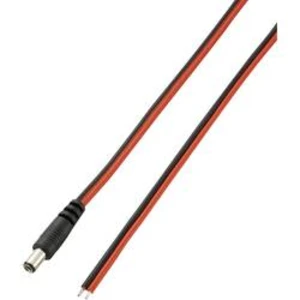 Nízkonapěťový připojovací kabel VOLTCRAFT VC-10906520, vnější Ø 5.5 mm, vnitřní Ø 2.1 mm, 2.00 m, 1 ks