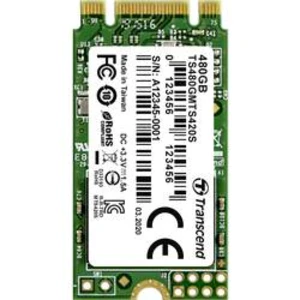 Interní SSD disk SATA M.2 2242 480 GB Transcend 420S Retail TS480GMTS420S M.2 SATA 6 Gb/s