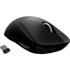 Optická herní myš Logitech PRO X SUPERLIGHT 910-005880, lze znovu nabíjet, černá
