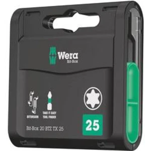 Sada bitů Bity 20 Bity BTZ TX, TX 25 x 25 mm, 20 ks Wera 05057774001 20dílná