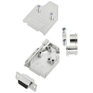 Sada D-SUB zásuvková lišta TRU COMPONENTS TCMHDM3509DBSK, 35 °, pólů 9, pájecí kalíšek, 1 ks