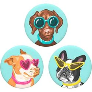 Stojan na mobilní telefon POPSOCKETS Posh Pups N/A, vícebarevná