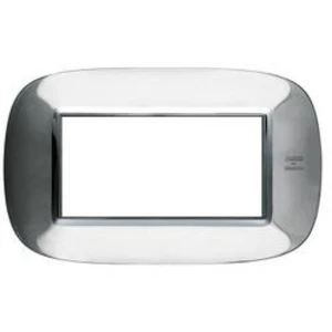Legrand rám Axolute nerezová ocel HB4804AXL