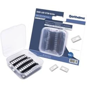 Sada SMD LED Barthelme 00430379, 3 V, 150 mA, 120 °, 8000 mcd, zelená