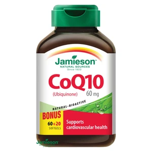 JAMIESON Koenzym Q10 60 mg 60+20 kapslí