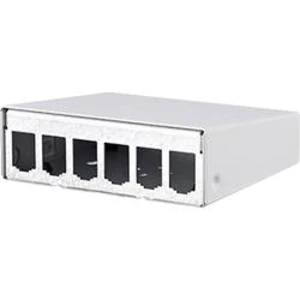 Síťový patch panel Metz Connect 130861-0602-E, 6 portů, nevybavený specifikací, 1 U