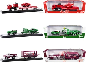 Auto Haulers "3 Sodas" Set of 3 pieces Release 14 Limited Edition to 8400 pieces Worldwide 1/64 Diecast Models by M2 Machines