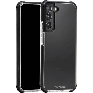 Vivanco Rock Solid zadný kryt na mobil Samsung Galaxy S22+ čierna, priehľadná