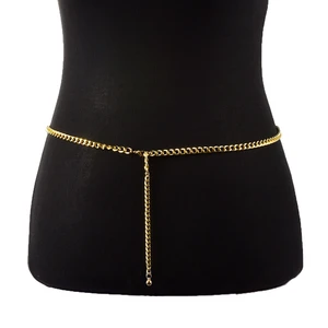 Summer Beach Metal Body Chain Waist Chain Accessories for Women Sexy Bikini Body Jewelry Belly Waist Chains Belt Waistband Gift
