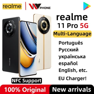 realme 11 Pro 5G Smartphone MTK Dimensity 7050 6.7" 120Hz Curved Vision 100MP OIS ProLight Camera 67WSuperDart Charge