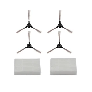 2* Hepa filter +4* Side brush for Midea MR04 Robotic vacuum cleaner parts accessories