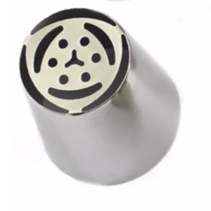 Large Russian Tulip Icing Pipe Nozzle Stainless Steel Flower Butter Pastry Decorating Mouth Cupcake Decoration Tool Mould