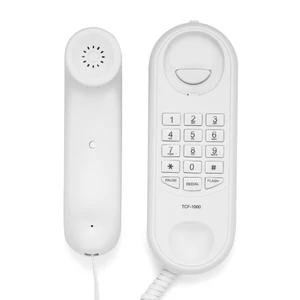 Wired- Landline Telephone with Mute and Redial Functions Easy Install Wall Phone LX9A