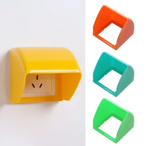 86 Type Self-Adhesive Outdoor Socket Waterproof Box Electric Plug Rainproof Cover for Charging Pile Socket Switch Protection