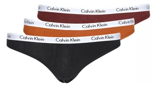 Calvin Klein 3 PACK - dámské kalhotky Bikini QD5146E-HVT L