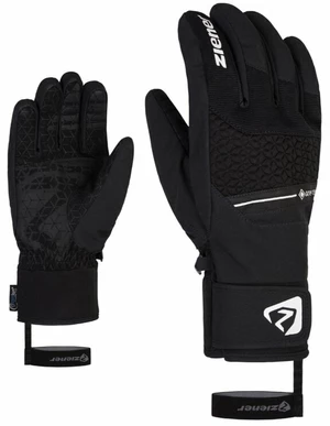 Ziener Granit GTX AW Black 9,5 Lyžiarske rukavice