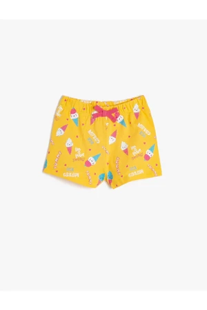 Koton Baby Girl Yellow Shorts & Bermuda