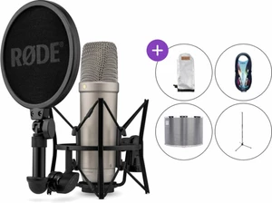 Rode NT1 5th Generation Silver SET Microphone à condensateur pour studio