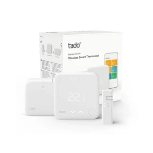 Chytrý bezdrátový termostat tado° V3+ Starter Kit 104019 včetně Bridge