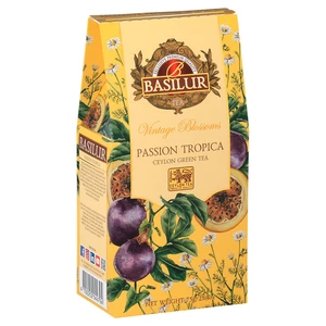 BASILUR Vintage blossoms passion tropica zelený čaj sypaný 75 g