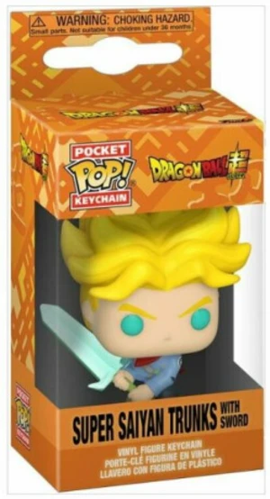 Funko POP Keychain: Dragon Ball Super - Super Sayian Trunks w/Spirit Sword