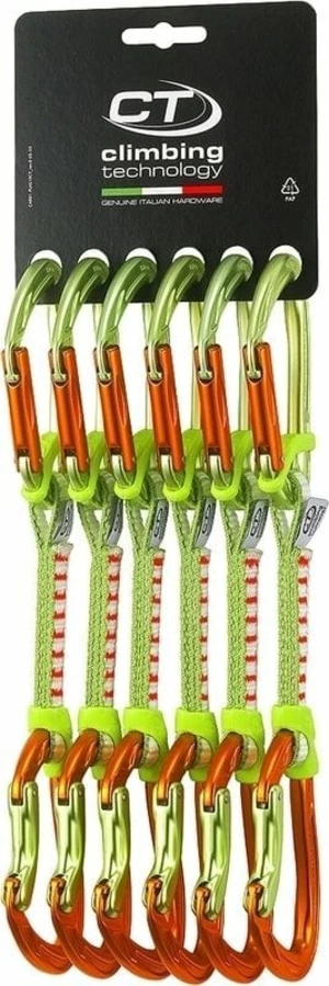 Climbing Technology Nimble Fixbar Set DY Expreska Green/Orange Plný rovný/Plný prohnutý zámek 12.0