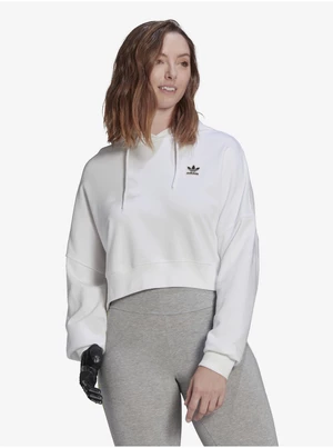 Bundy a mikiny pre ženy adidas Originals - biela