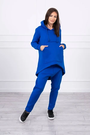 Set with trousers Baggy mauve-blue